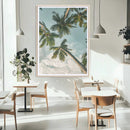 Tropical Palm Trees Wall Art Canvas Print – Coastal Nature