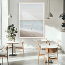 Minimalist Beach Wall Art Canvas Print – Framed Soft Blue by MyGreatCanvas | Canvas Wall Art Prints | Photo Prints & Wall Decor