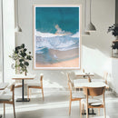 Aerial Beach View Wall Art Canvas Print – Framed Ocean Waves