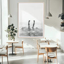 Black White Splash Wall Art – Framed Ocean Water Canvas by MyGreatCanvas | Canvas Wall Art Prints | Photo Prints & Wall Decor