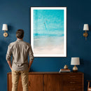 Aerial Turquoise Beach Wall Art Canvas Print – Minimal by MyGreatCanvas | Canvas Wall Art Prints | Photo Prints & Wall Decor