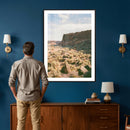 Desert Canyon Landscape Wall Art Canvas Print, Minimal by MyGreatCanvas | Canvas Wall Art Prints | Photo Prints & Wall Decor