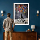 Banksy Inspired Boy Wall Art Canvas Print, Graffiti Balloon by MyGreatCanvas | Canvas Wall Art Prints | Photo Prints & Wall Decor