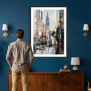 Chrysler Building New York Wall Art Canvas Print, Abstract by MyGreatCanvas | Canvas Wall Art Prints | Photo Prints & Wall Decor