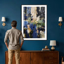 Abstract Dark Blue Wall Art Canvas Print by MyGreatCanvas | Canvas Wall Art Prints | Photo Prints & Wall Decor