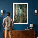 Gustav Klimt Style Forest Canvas Wall Art, Golden Forest by MyGreatCanvas | Canvas Wall Art Prints | Photo Prints & Wall Decor