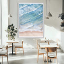 Aerial Ocean View Wall Art Canvas Print – Framed Soft Blue by MyGreatCanvas | Canvas Wall Art Prints | Photo Prints & Wall Decor