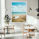 Coastal Serenity Wall Art Canvas Print – Framed Ocean View by MyGreatCanvas | Canvas Wall Art Prints | Photo Prints & Wall Decor
