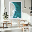 Aerial Ocean View Wall Art Canvas Print – Framed Coastal by MyGreatCanvas | Canvas Wall Art Prints | Photo Prints & Wall Decor
