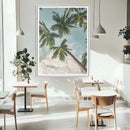 Tropical Palm Trees Wall Art Canvas Print – Coastal Nature