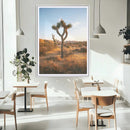 Joshua Tree Wall Art Canvas Print – Framed Golden Hour