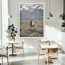 Wild Elk Wall Art Canvas Print – Framed Mountain Wilderness