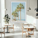 Tropical Ocean Canvas Print – Framed Beach Coastal Nautical