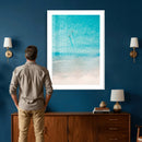 Aerial Turquoise Beach Wall Art Canvas Print – Minimal by MyGreatCanvas | Canvas Wall Art Prints | Photo Prints & Wall Decor