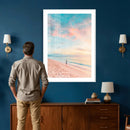 Pastel Beach Wall Art Canvas Print – Soft Coastal by MyGreatCanvas | Canvas Wall Art Prints | Photo Prints & Wall Decor