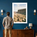 Desert Canyon Landscape Wall Art Canvas Print, Minimal by MyGreatCanvas | Canvas Wall Art Prints | Photo Prints & Wall Decor