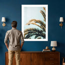 Palm Leaves Wall Art Canvas Print, Minimal Tropical Palm by MyGreatCanvas | Canvas Wall Art Prints | Photo Prints & Wall Decor