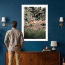 Flamingo Wall Art Canvas Print, Tropical Wildlife Scene by MyGreatCanvas | Canvas Wall Art Prints | Photo Prints & Wall Decor