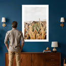 Minimal Desert Cactus Wall Art Canvas Print, Neutral by MyGreatCanvas | Canvas Wall Art Prints | Photo Prints & Wall Decor