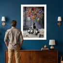 Banksy Inspired Boy Wall Art Canvas Print, Graffiti Balloon by MyGreatCanvas | Canvas Wall Art Prints | Photo Prints & Wall Decor