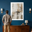 Neutral Abstract Wall Art Canvas Print, Beige Black Textured by MyGreatCanvas | Canvas Wall Art Prints | Photo Prints & Wall Decor