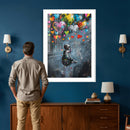 Banksy Balloon Canvas, Banksy Graffiti Art, Balloon Poster, by MyGreatCanvas | Canvas Wall Art Prints | Photo Prints & Wall Decor