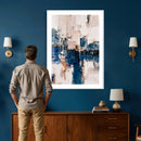 Abstract Navy Blue Wall Art Canvas Print by MyGreatCanvas | Canvas Wall Art Prints | Photo Prints & Wall Decor