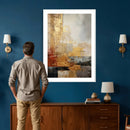 Gold Abstract Canvas Wall Art, Luxury Textured Style Gold by MyGreatCanvas | Canvas Wall Art Prints | Photo Prints & Wall Decor