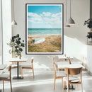 Coastal Serenity Wall Art Canvas Print – Framed Ocean View by MyGreatCanvas | Canvas Wall Art Prints | Photo Prints & Wall Decor