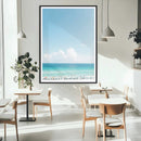 Turquoise Ocean Wall Art Canvas Print – Framed Coastal by MyGreatCanvas | Canvas Wall Art Prints | Photo Prints & Wall Decor