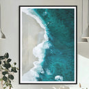 Aerial Ocean View Wall Art Canvas Print – Framed Coastal by MyGreatCanvas | Canvas Wall Art Prints | Photo Prints & Wall Decor