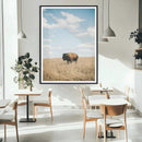 Bison Photography Wall Art Canvas Print – Framed Western by MyGreatCanvas | Canvas Wall Art Prints | Photo Prints & Wall Decor