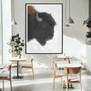 Western Rustic Wall Art Canvas Print – Framed Buffalo Black