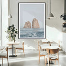 Majestic Sea Rock Wall Art – Framed Coastal Landscape Canvas by MyGreatCanvas | Canvas Wall Art Prints | Photo Prints & Wall Decor