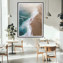 Serene Ocean Waves Wall Art Beach Wall Decor by MyGreatCanvas | Canvas Wall Art Prints | Photo Prints & Wall Decor