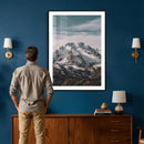 Alpine Mountain Landscape Wall Art Canvas Print, Snowy Peak by MyGreatCanvas | Canvas Wall Art Prints | Photo Prints & Wall Decor