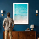 Aerial Turquoise Beach Wall Art Canvas Print – Minimal by MyGreatCanvas | Canvas Wall Art Prints | Photo Prints & Wall Decor