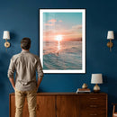 Sunset Surf Wall Art Canvas Print – Coastal Ocean by MyGreatCanvas | Canvas Wall Art Prints | Photo Prints & Wall Decor