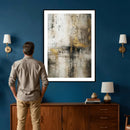 Framed Abstract Wall Art Canvas Print, Gold Black Modern by MyGreatCanvas | Canvas Wall Art Prints | Photo Prints & Wall Decor
