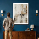 Neutral Abstract Wall Art Canvas Print, Beige Black Textured by MyGreatCanvas | Canvas Wall Art Prints | Photo Prints & Wall Decor