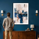 Abstract Navy Blue Wall Art Canvas Print by MyGreatCanvas | Canvas Wall Art Prints | Photo Prints & Wall Decor