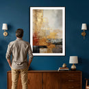 Gold Abstract Canvas Wall Art, Luxury Textured Style Gold by MyGreatCanvas | Canvas Wall Art Prints | Photo Prints & Wall Decor