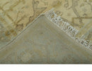 Traditional Oushak Design  Beige And Gray 4x6 Hand Knotted Wool Area Rug