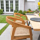 Ubud Natural Teak Dining Chair by NORDICTEAK.COM