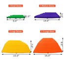 11 Pieces Non-Slip Bottom Kids Balance Stepping Stones