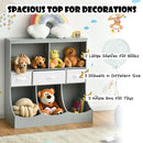 Freestanding Combo Cubby Bin Storage Organizer Unit W/3 Baskets by LJGDeals