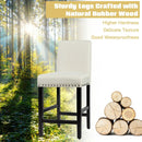 25 Inch Kitchen Chairs w/ Rubber Wood Legs by LJGDeals