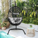 Hanging Cushioned Hammock Chair with Stand by LJGDeals