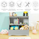 Kids Floor Cabinet Multi-Functional Bookcase by LJGDeals