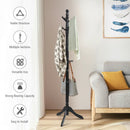 Entryway Height Adjustable Coat Stand with 9 Hooks by LJGDeals